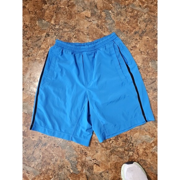 Lululemon Men Blue Pace Breaker‎ Running Short With Liner 26" Waist 9" Insea(L6) - Picture 2 of 9